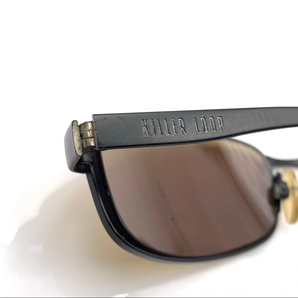 Vintage Killer Loop Black Oval Sunglasses Frames
